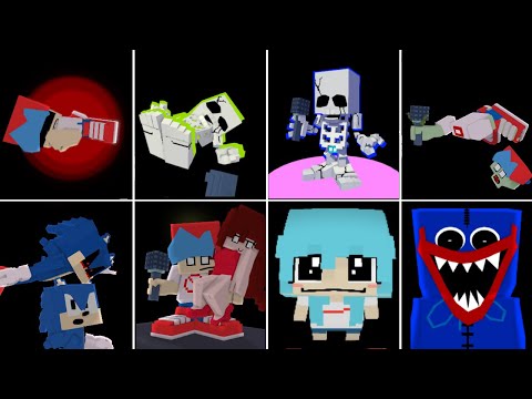 The Best Game Over Screen in FNF (Minecraft Animation)