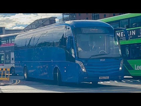 MegaBus 59227/SG25 At Leeds On M12 From Newcastle To London Victoria