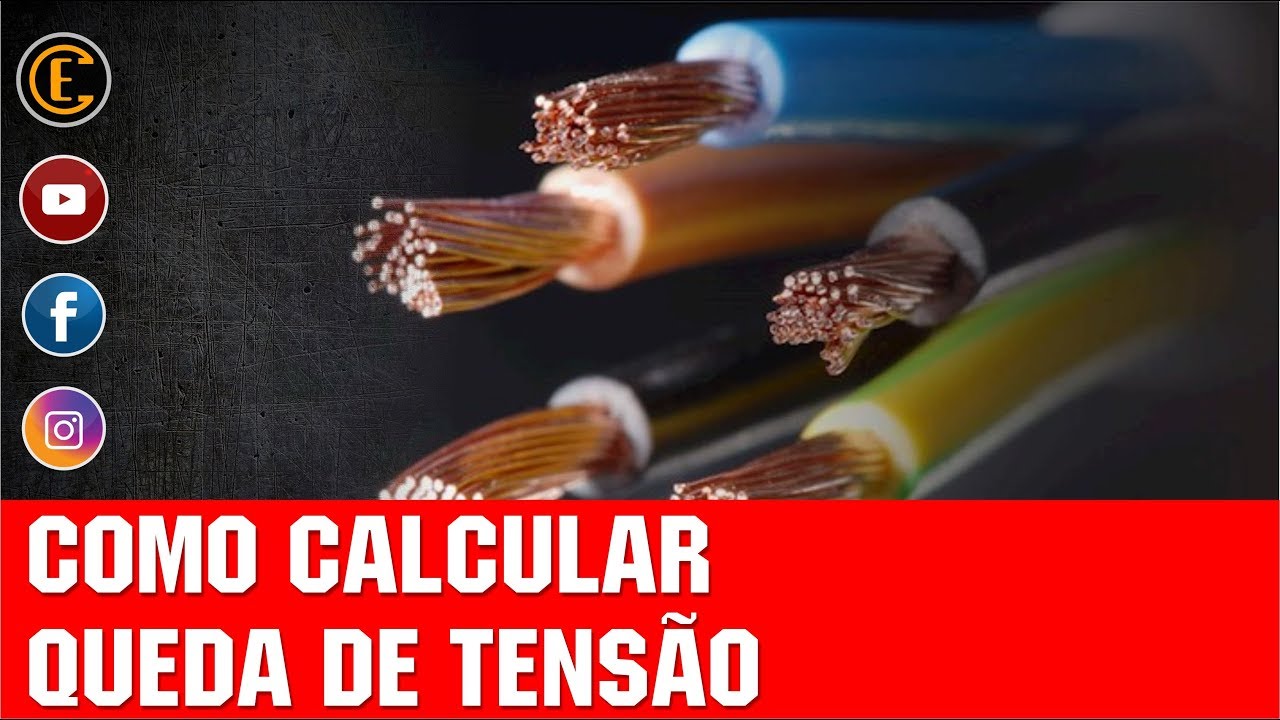 COMO CALCULAR QUEDA DE TENSÃO - O JEITO MAIS FÁCIL.