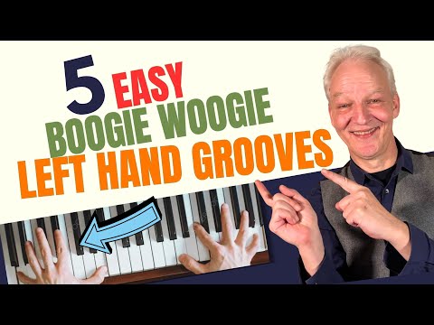 5 Easy Boogie Woogie Piano Grooves ▪︎ Left Hand Patterns You Should Know