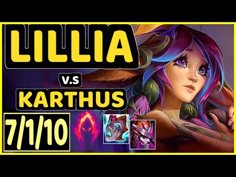 SELFMADE (LILLIA) vs KARTHUS - 7/1/10 KDA JUNGLE GAMEPLAY - EUW Ranked GRANDMASTER