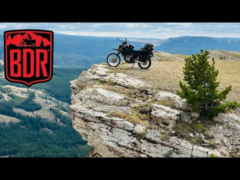 Wyoming BDR Camping on DR650