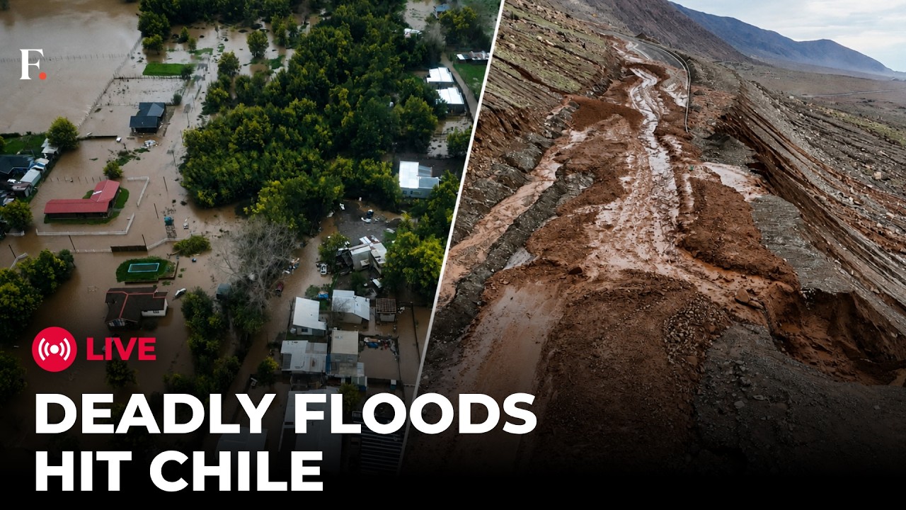 CHILE FLOODS LIVE: Mudslides Forces Mass Evacuations | State of Catastrophe Declared