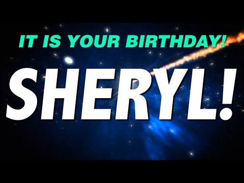 HAPPY BIRTHDAY SHERYL! This is your gift.