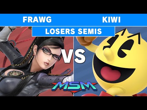 MSM Online 34 - Frawg (Bayonetta) Vs. Kiwi (Pacman) Losers Semis - Smash Ultimate