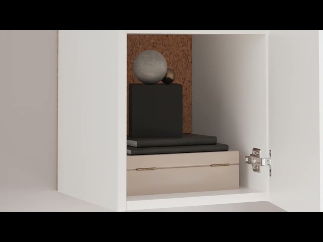 Video Teaser für 803327 vidaXL TV Cabinets 2 pcs White 30,5x30x60 cm Engineered Wood