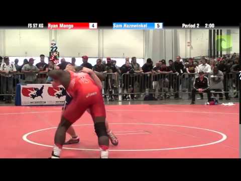 Mens FS FS 57 KG - Ryan Mango vs. Sam Hazewinkel