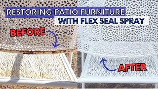 How to Refurbish Metal Patio Furniture | Restore and Protect Outdoor Furniture with Flex Seal Spray