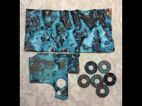 Simple Patina on Metal: Copper & Brass using Everyday Items from Your House