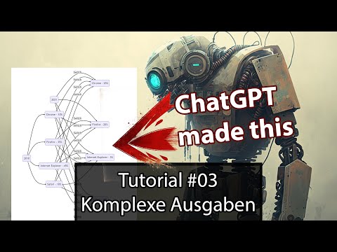Aus ChatGPT und Co Diagramme, Tabellen etc generieren | Tutorial #03