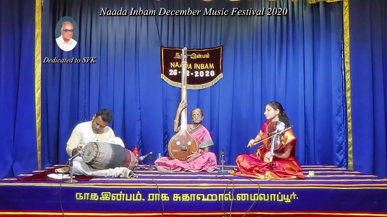 Vidushi Shreya Devnath with Vidwan Praveen Sparsh for Naada Inbam December Music Festival 2020