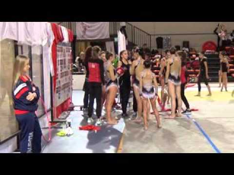 Ginnastica Moderna Legnano - La squadra fuori pedana.