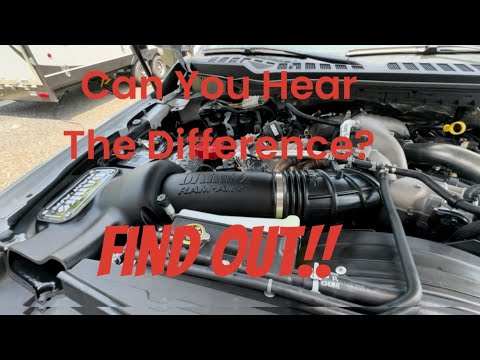 23-25 Ford F250 6.7 Diesel Banks Intake Install/Testing Stock VS Banks Can you hear the difference?