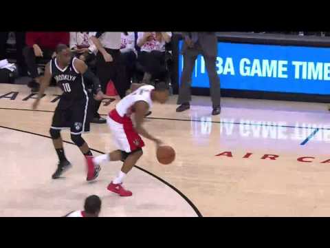 NBA, playoff 2014, Raptors vs. Nets, Round 1, Game 1, Move 40, Patrick Patterson, dunk
