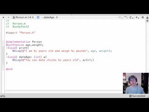 Objective C Programming Tutorial - 26 - How young of a chick can I date?