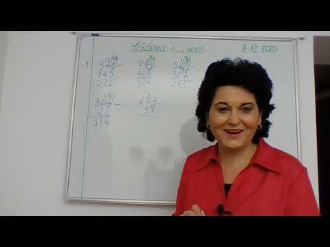 094, Lectii online, MEM, clasa a II-a - Scaderea cu imprumut la zeci 0-1000