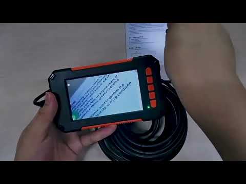 Industrial endoscope 1080P 3.9mm dia camera  4.3inch digital industrial borescope 2 meter cable