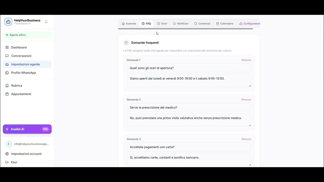 HelpYourBusiness demo