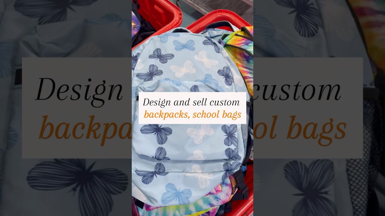 Custom All-Over-Print Backpack, school bag