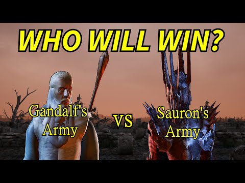 Battle for Middle-earth Massive 25k vs 100k Orcs Showdown - Ultimate Epic Simulation