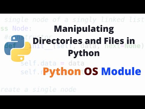 Python Os Module Manipulating Directories And Files In Python