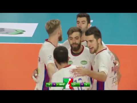 Acqua Fonteviva Massa vs Messaggerie Bacco Catania 2-3 - Gli highlights