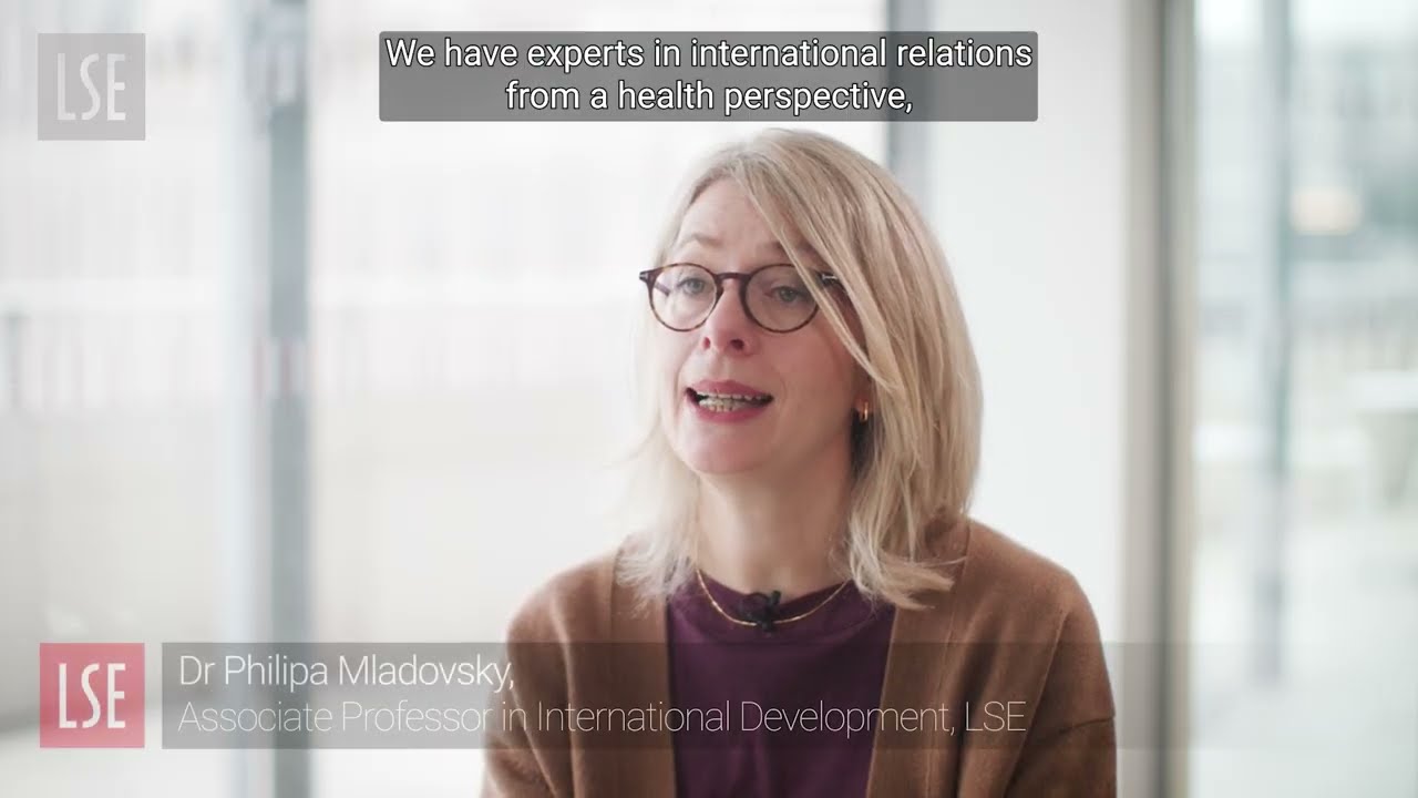 MSc Health & International Development at LSE, Faculty Research Interests