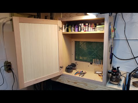 Making an airbrush spray booth
