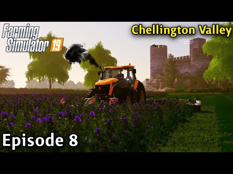 FS19 Timelapse - Chellington Valley Seasons Yr1 Ep 8 OUR FIRST CUT OF ALFALFA