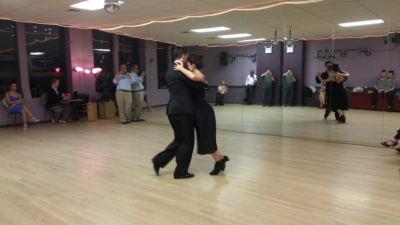 Argentine tango pre milonga class:Florencia Borgnia & Marcos Dario Pereira- Lilian