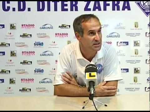 C. D. Díter Zafra 2 - 1 C. D. Valdelacalzada, rueda de prensa