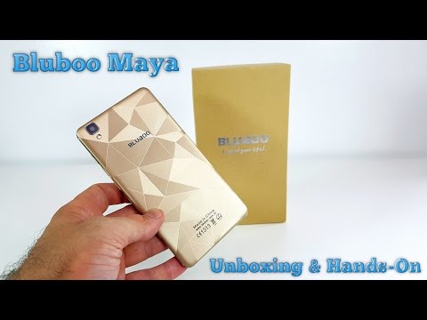 Bluboo Maya Smartphone UNBOXING & Hands-On - Android 6.0, 5.5" Screen