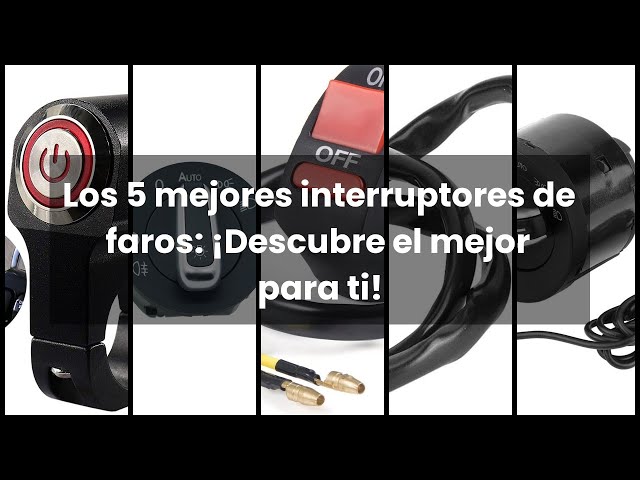 Vídeo relacionado con Interruptor manillar moto 7/8 pulgadas 22mm, pulsador control aleación aluminio intemperie, estilo A auto-reset, para luces, arranque, personalización cuadro y reparación