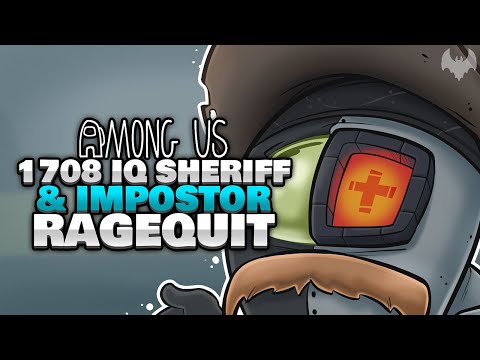 IMPOSTOR RAGEQUIT mit 1708 IQ 🤠 - ♠ Among Us ♠