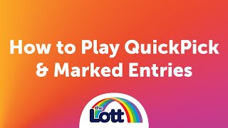 How to Play - QuickPick & Marked Entries