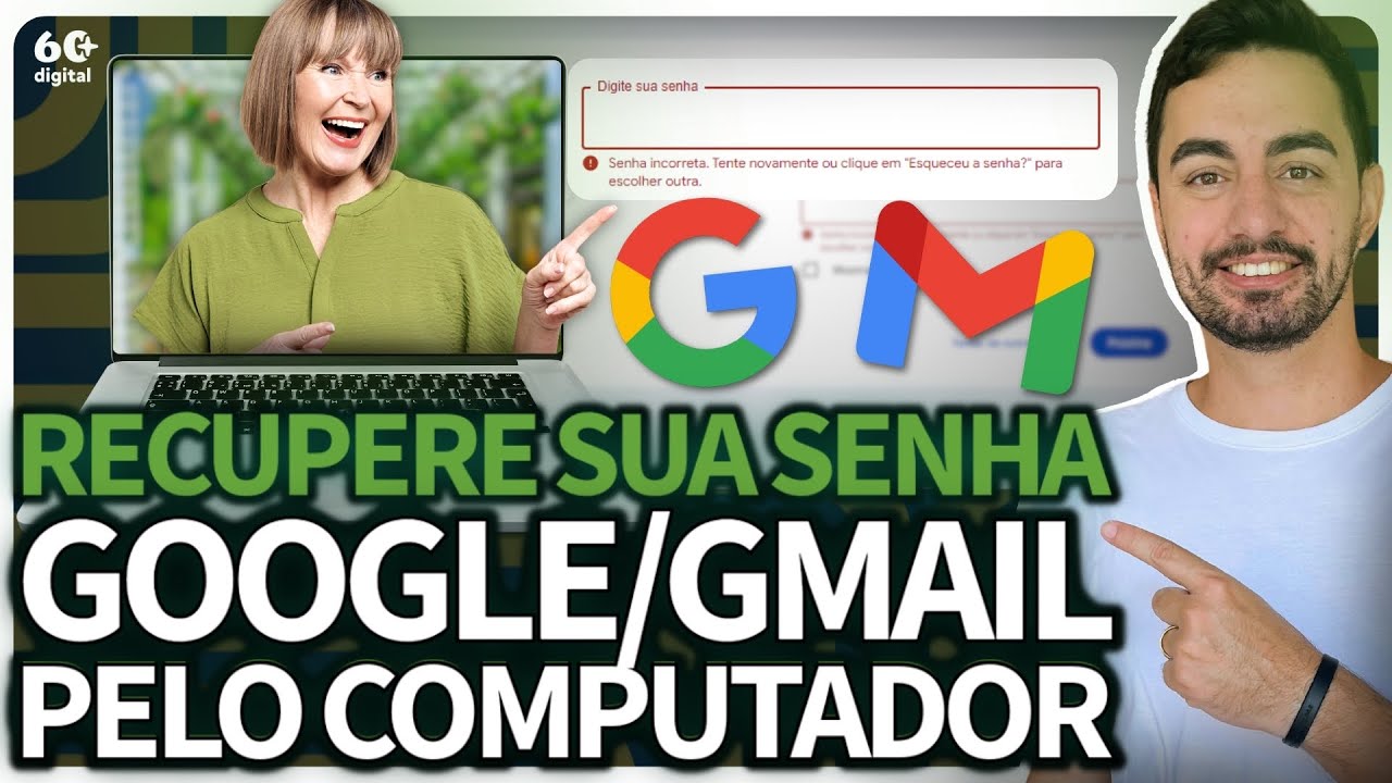 COMO RECUPERAR MINHA SENHA DO GMAIL PELO COMPUTADOR?