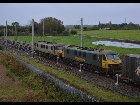 Freightliner 90044 90046 ~ 4M34 Coatbridge to Daventry 07/10/2017