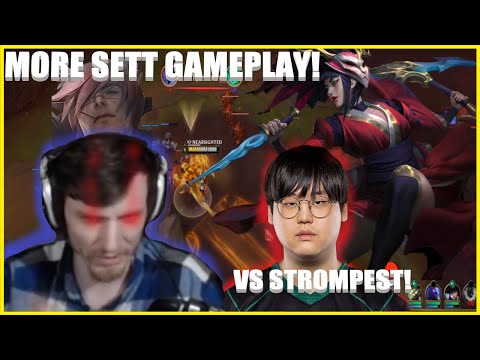 Hashinshin: THIS CHAMPION IS CHEATING! More Sett vs Strompest!