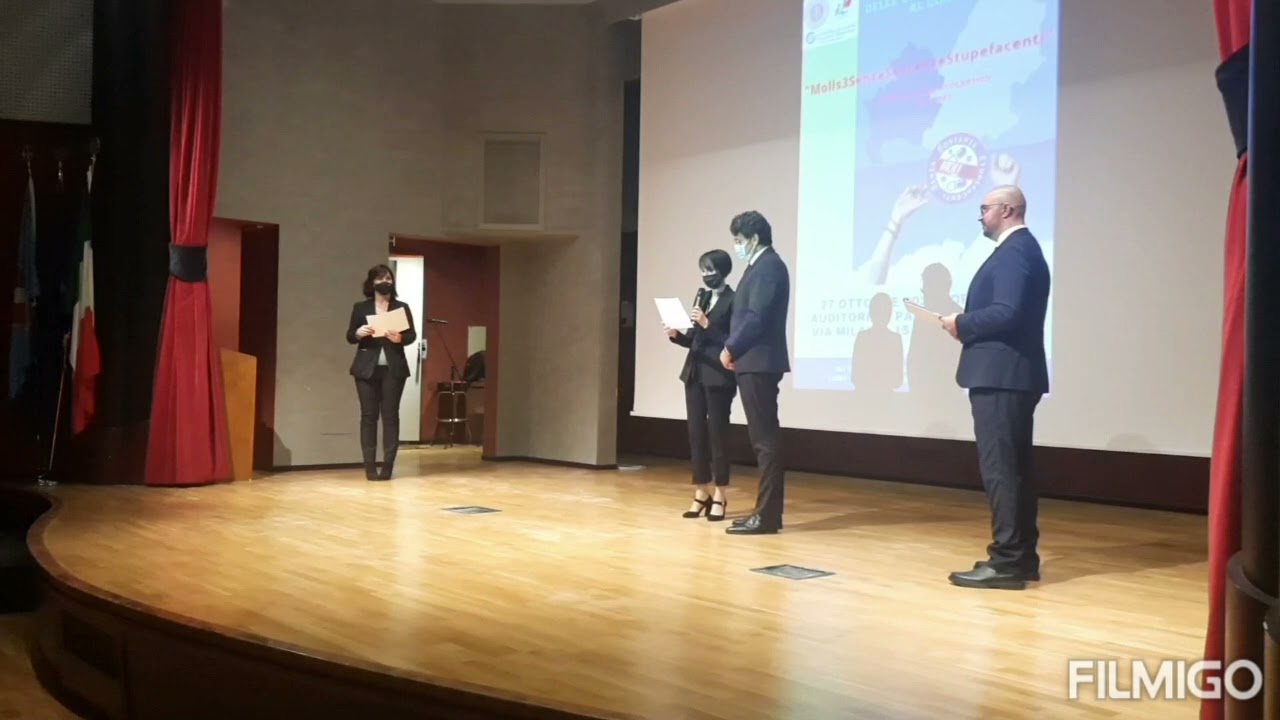 Molise senza sostanze stupefacenti, primo premio alla scuola Montini