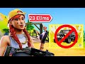 I won WITHOUT using a car in a solo game... (fortnite zero build)