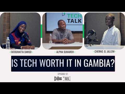 Cherno B. Jallow speaking on Is Tech Worth it in The Gambia?