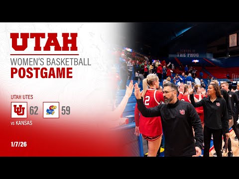 Utah: 62, Kansas: 59 | Women's Basketball Postgame Press Conference