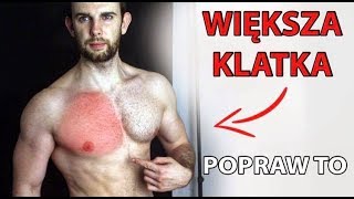 Masz małą klatkę przez ten BŁĄD ? [SZYBKO GO WYELIMINUJ] Większa KLATA skuteczna strategia