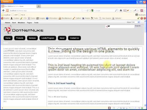 Dotnetnuke 6 - Cannot edit, delete, move modules