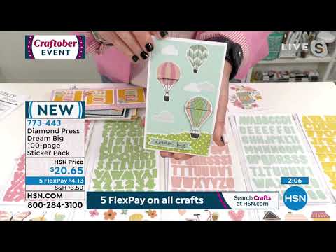 Diamond Press Dream Big 100page Sticker Pack