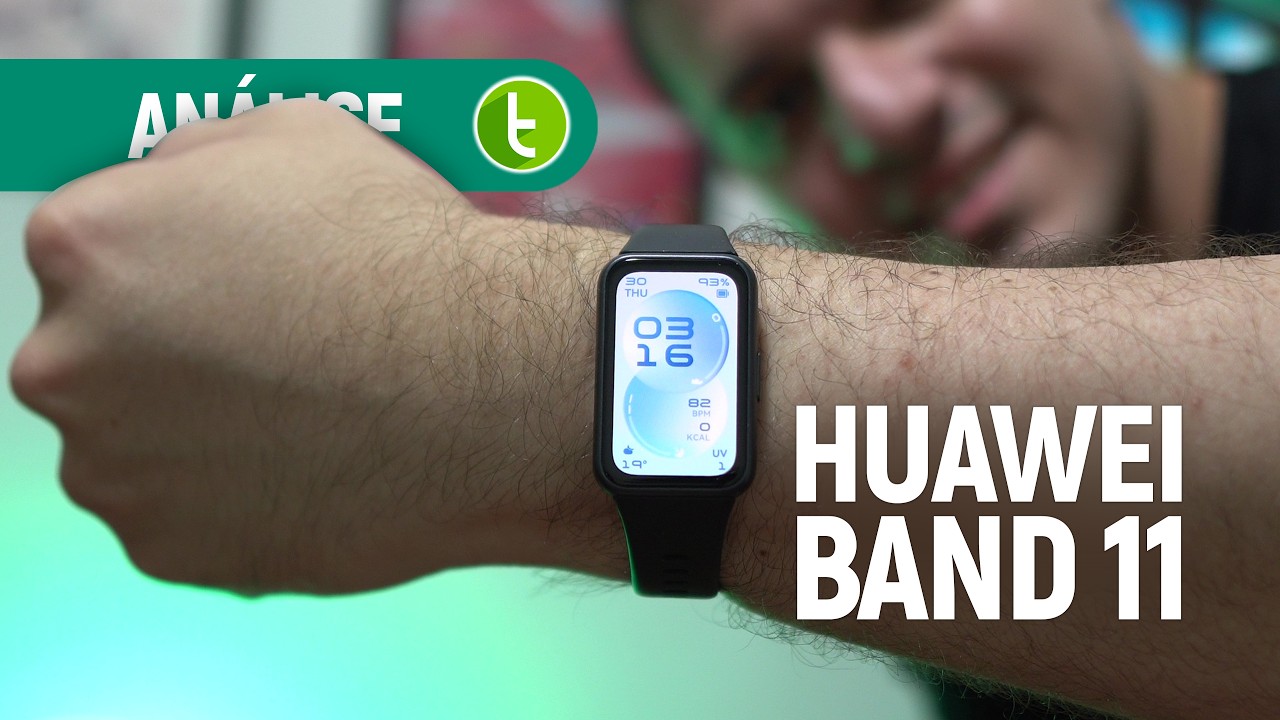 Miniatura da avaliação em vídeo de Smartwatch Huawei Band 11 Tela AMOLED 1,62'' Preto