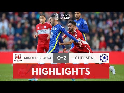 Ziyech & Lukaku Seal Chelsea's Semi-Final Spot | Middlesbrough 0-2 Chelsea | Emirates FA Cup 2021-22