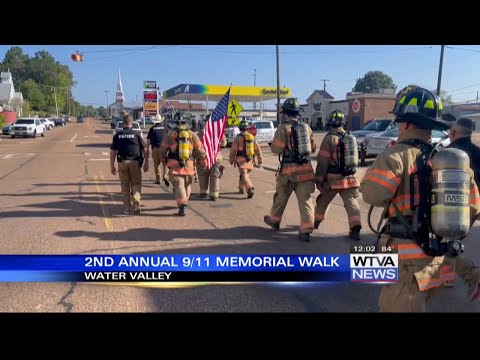 9/11 memorial walk held Monday in Water Valley