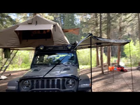 Overland vehicle systems 270° Awning.Jeep JL