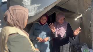 بالله عليكم تعالو شوفو فرحة توزيع جاكيتات واحذية لاطفال المخيم بغزة